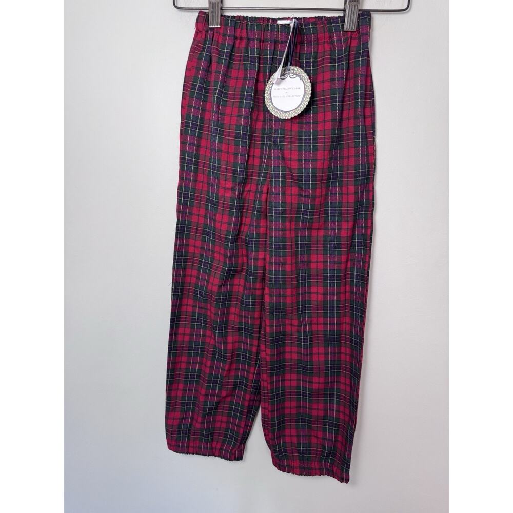 Edgehill Collection Boys Plaid Christmas Holiday Pants Sz 7 NWT